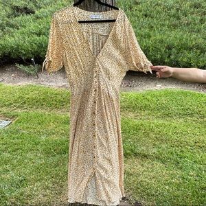 Faithfull the Brand yellow floral dress